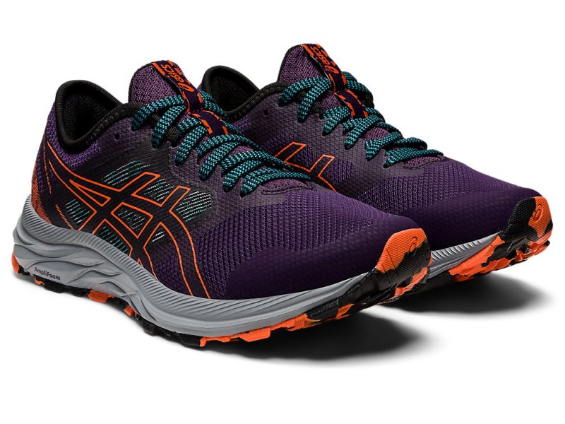 Asics Gel-eXCite Trail Tenisiće Ženske Tamno Ljubičaste Narančaste | RS8339-304