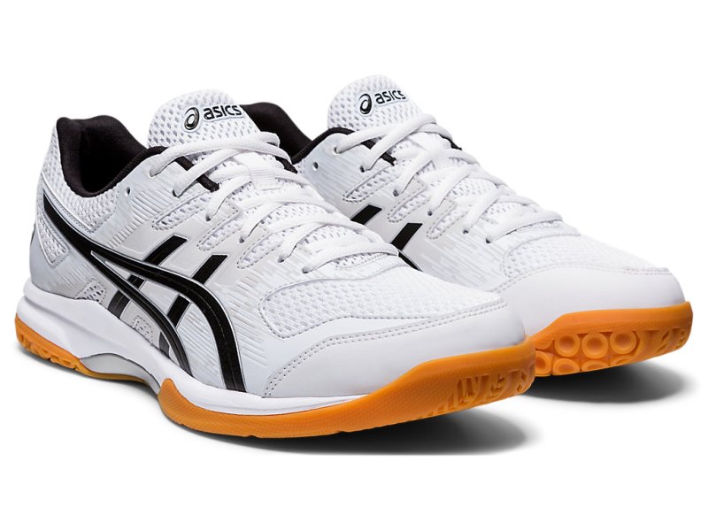 Asics Gel-furtherup Tenisice Za Odbojku Muške Bijele Crne | RS4202-550