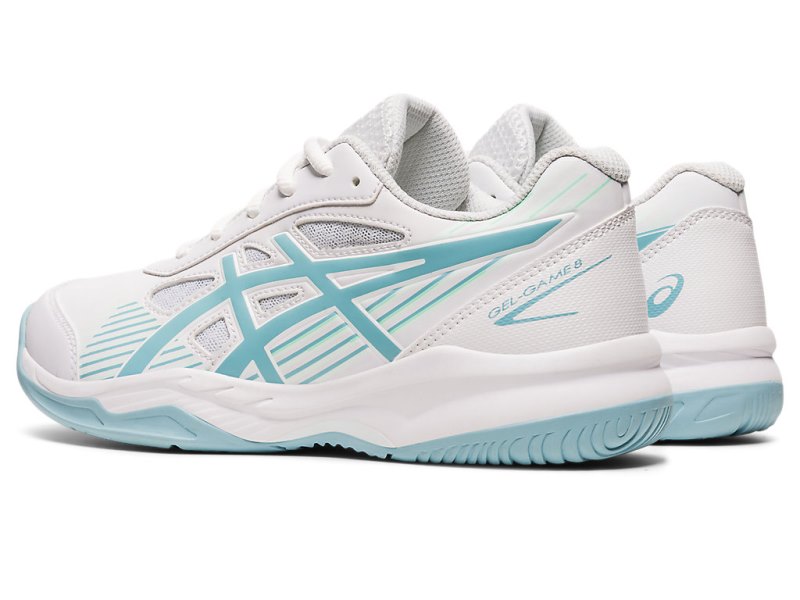 Asics Gel-game 8 Sports Patike Dječje Bijele Plave | RS5492-793