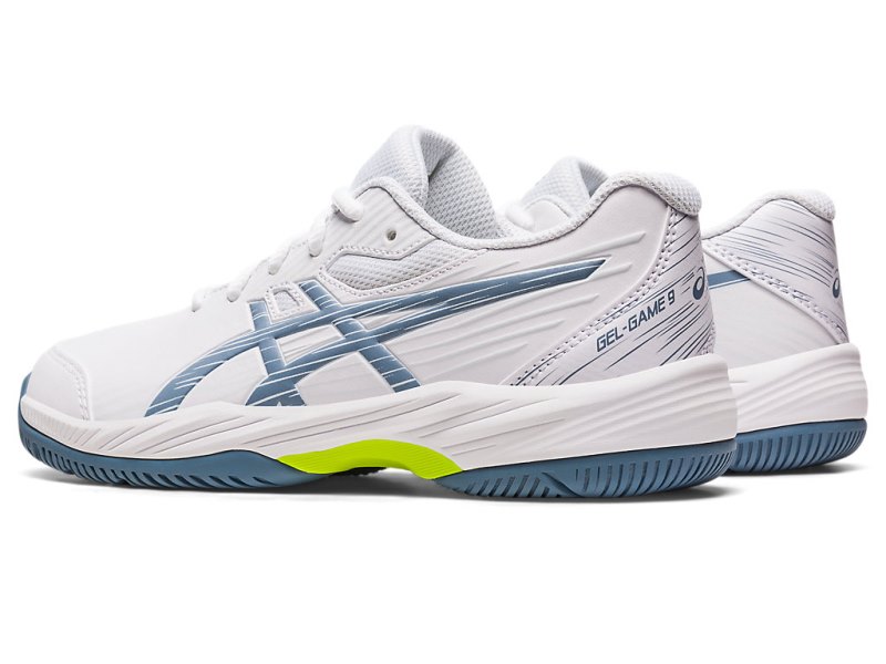 Asics Gel-game 9 Tenisice Dječje Bijele Sive Plave | RS4999-819