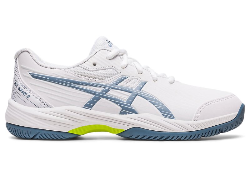 Asics Gel-game 9 Tenisice Dječje Bijele Sive Plave | RS4999-819