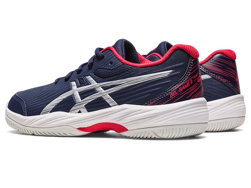 Asics Gel-game 9 Tenisice Dječje Crne Srebrne | RS2163-430