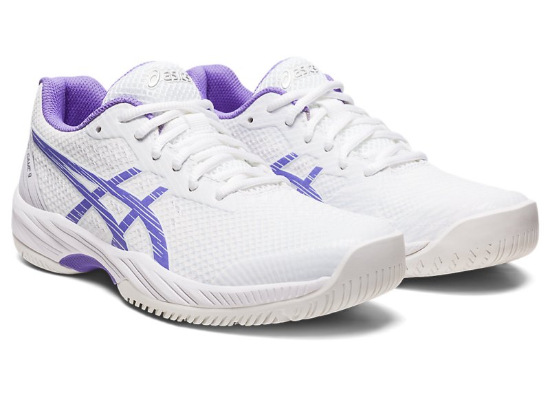 Asics Gel-game 9 Tenisiće Ženske Bijele Ljubičaste | RS1098-661