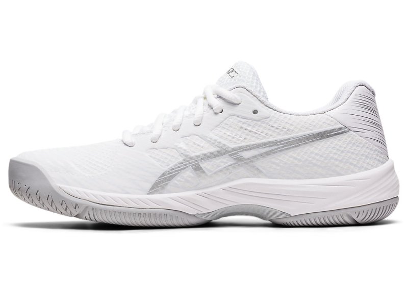 Asics Gel-game 9 Tenisiće Ženske Bijele Srebrne | RS9844-395