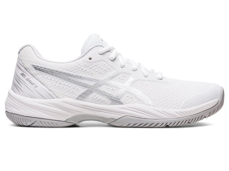 Asics Gel-game 9 Tenisiće Ženske Bijele Srebrne | RS9844-395