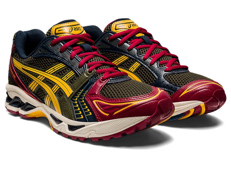 Asics Gel-kayano 14 Patike Muške Maslinasto Zelene Narančaste | RS8746-279