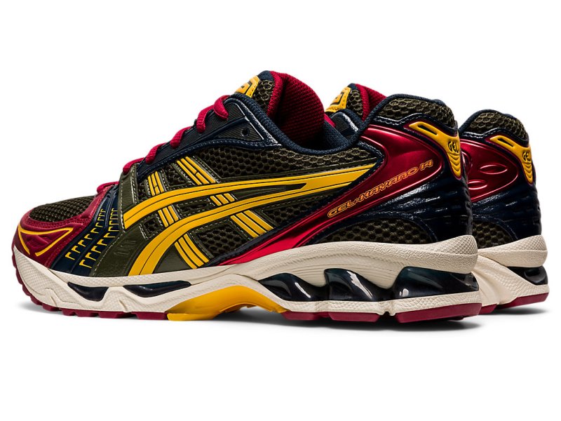 Asics Gel-kayano 14 Patike Muške Maslinasto Zelene Narančaste | RS8746-279