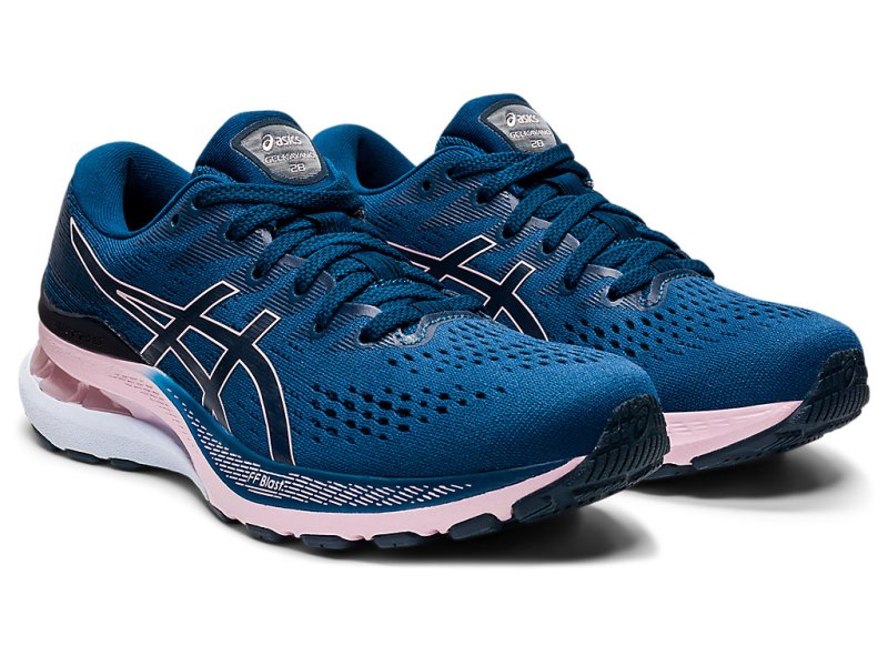 Asics Gel-kayano 28 (D) Tenisiće Ženske Plave Roze | RS5736-748