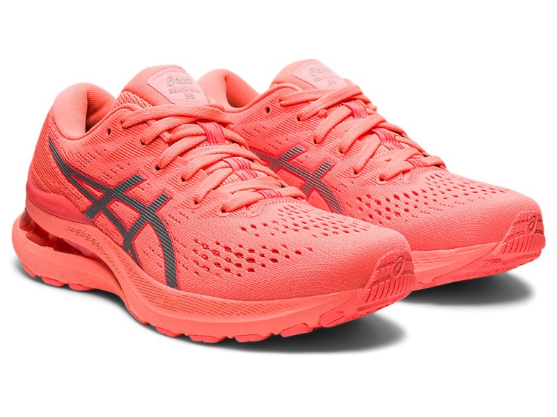 Asics Gel-kayano 28 Lite-show Tenisiće Ženske Sive Narančaste Koraljne | RS9117-048