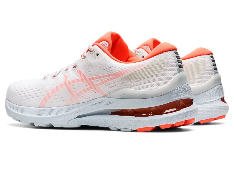 Asics Gel-kayano 28 Tenisiće Ženske Bijele Koraljne | RS4652-453