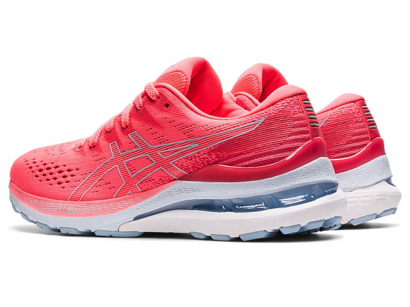 Asics Gel-kayano 28 Tenisiće Ženske Koraljne Svijetlo Plave | RS3415-826