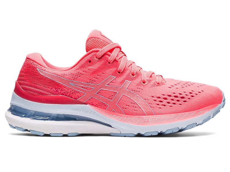 Asics Gel-kayano 28 Tenisiće Ženske Koraljne Svijetlo Plave | RS3415-826