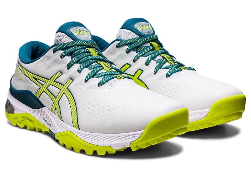 Asics Gel-kayano ACE Cipele Za Golf Muške Bijele Svijetlo Zelene | RS3022-238