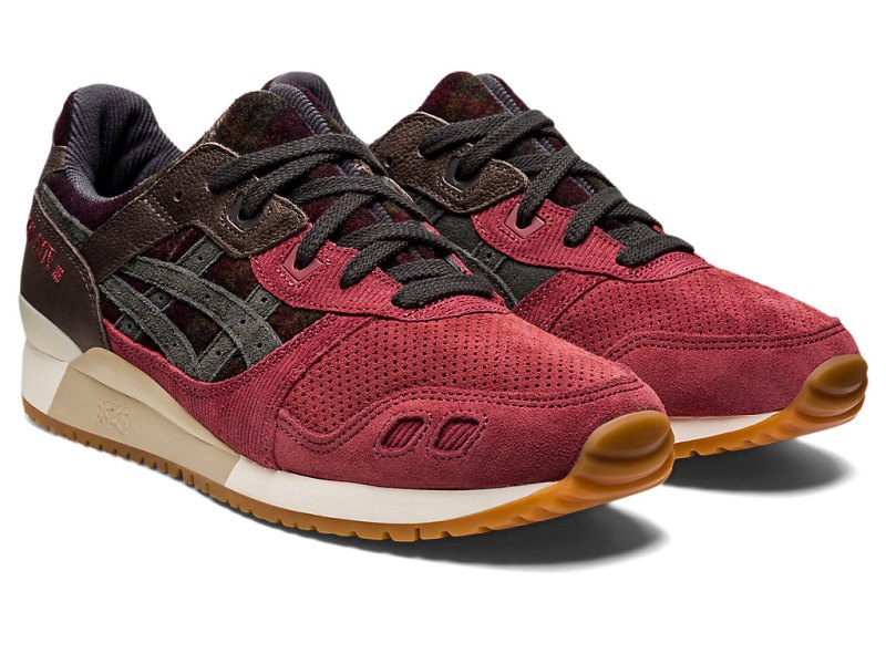 Asics Gel-lyte III OG Patike Muške Crvene Obsidijanske Sive | RS3779-665