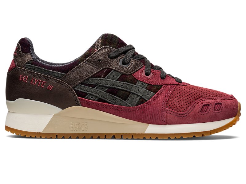 Asics Gel-lyte III OG Patike Muške Crvene Obsidijanske Sive | RS3779-665