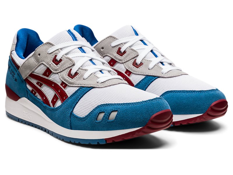 Asics Gel-lyte III OG Patike Muške Nebeskoplave Tamno Crvene | RS1506-471