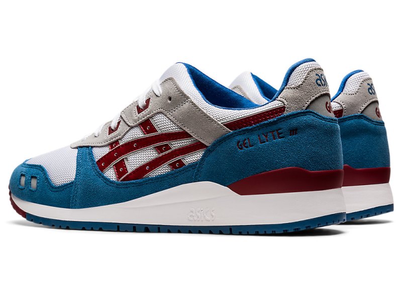 Asics Gel-lyte III OG Patike Muške Nebeskoplave Tamno Crvene | RS1506-471