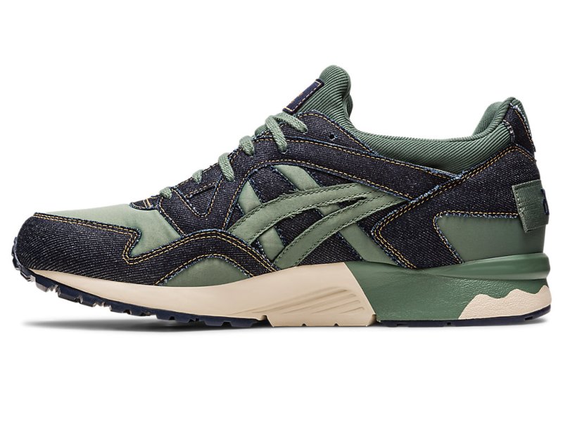 Asics Gel-lyte V Modern Patchwork Patike Ženske Crne Tamno Zelene | RS0359-052