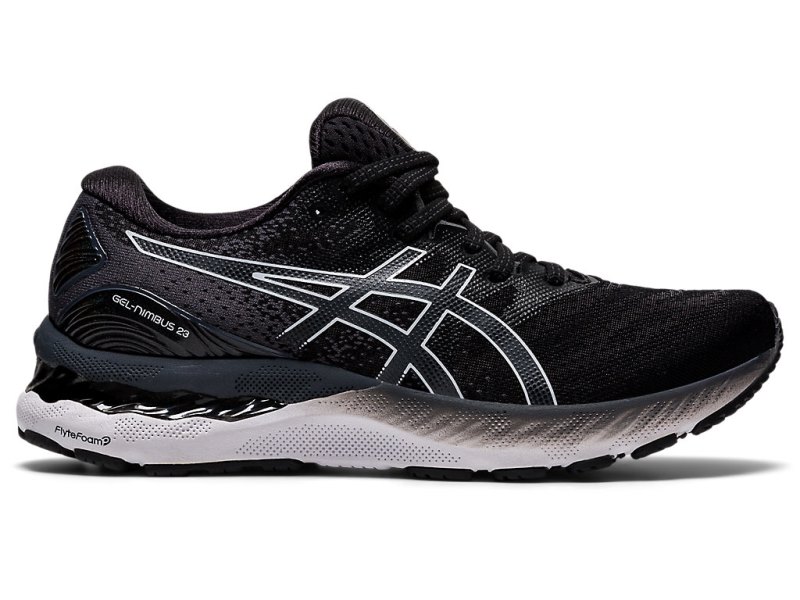 Asics Gel-nimbus 23 (D) Tenisiće Ženske Crne Bijele | RS0021-496