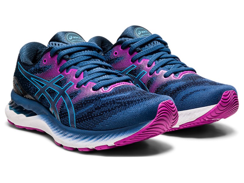 Asics Gel-nimbus 23 (D) Tenisiće Ženske Tamno Sive Svijetlo Tirkizne | RS0259-219