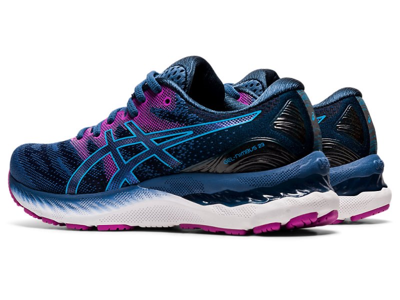 Asics Gel-nimbus 23 (D) Tenisiće Ženske Tamno Sive Svijetlo Tirkizne | RS0259-219