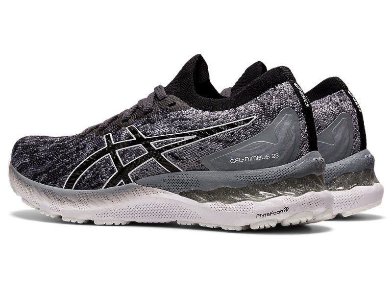 Asics Gel-nimbus 23 Knit Tenisiće Ženske Sive Crne | RS9030-682