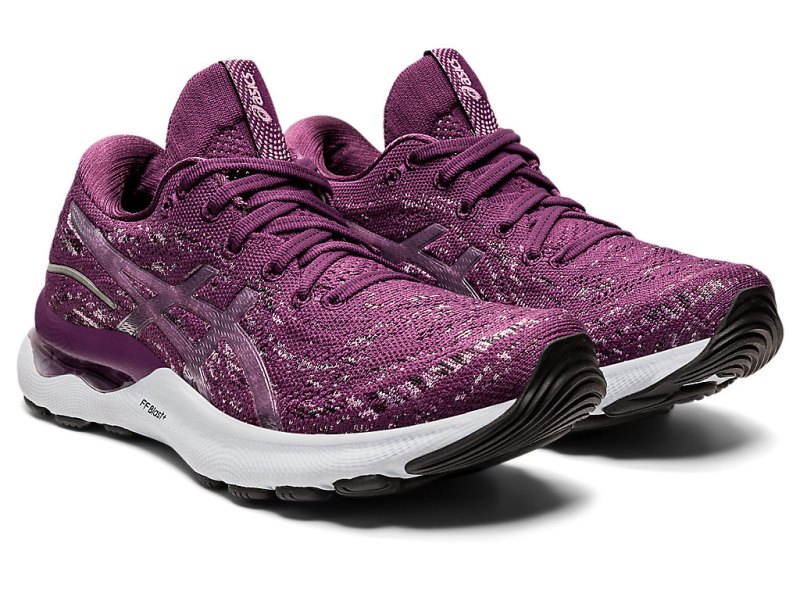 Asics Gel-nimbus 24 Mk Tenisiće Ženske Tamno Ljubičaste Roze | RS5222-713