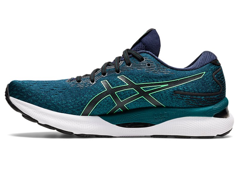 Asics Gel-nimbus 24 Tenisiće Muške Tamno Zelene Tirkizne | RS7624-903