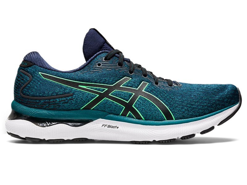 Asics Gel-nimbus 24 Tenisiće Muške Tamno Zelene Tirkizne | RS7624-903