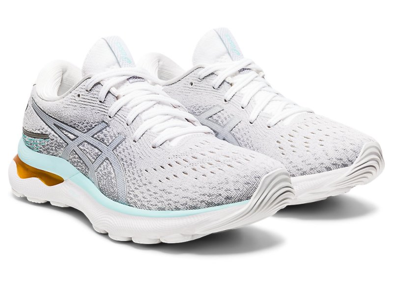 Asics Gel-nimbus 24 Tenisiće Ženske Bijele Srebrne | RS2067-264