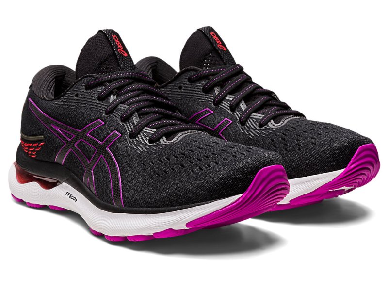 Asics Gel-nimbus 24 Tenisiće Ženske Crne Ljubičaste | RS3278-869