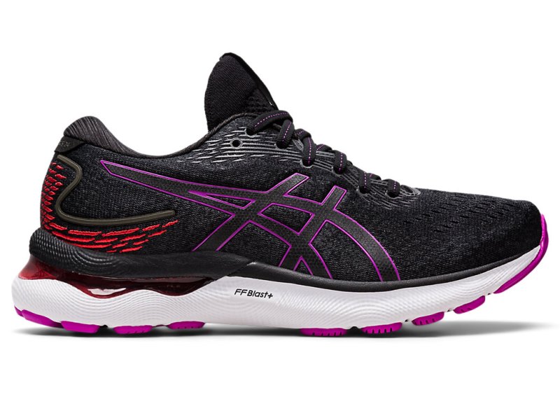 Asics Gel-nimbus 24 Tenisiće Ženske Crne Ljubičaste | RS3278-869