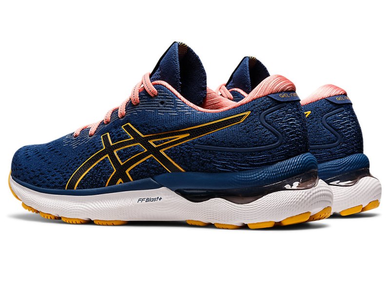 Asics Gel-nimbus 24 Tenisiće Ženske Crne Plave Žute | RS3946-435