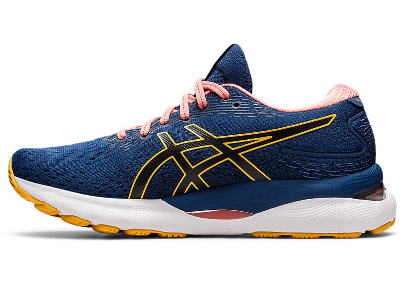 Asics Gel-nimbus 24 Tenisiće Ženske Crne Plave Žute | RS3946-435