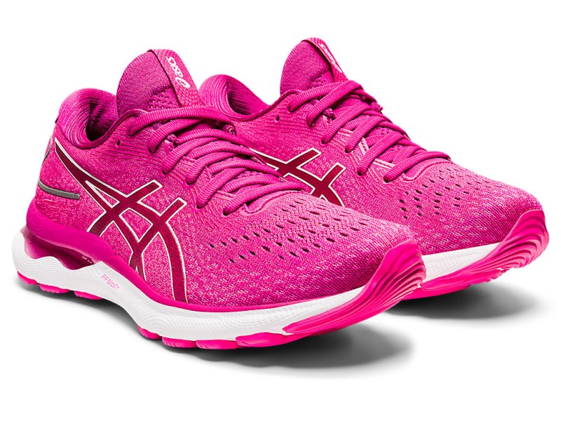 Asics Gel-nimbus 24 Tenisiće Ženske Fuksije Crvene Bijele | RS0136-739