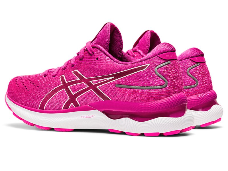 Asics Gel-nimbus 24 Tenisiće Ženske Fuksije Crvene Bijele | RS0136-739