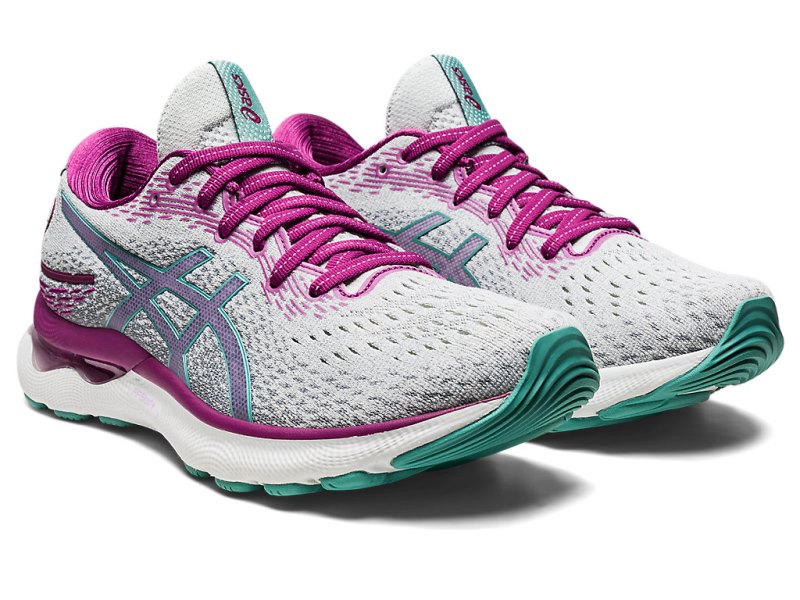 Asics Gel-nimbus 24 Tenisiće Ženske Sive Maslinasto Zelene | RS3205-828