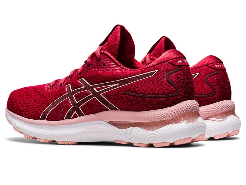 Asics Gel-nimbus 24 Tenisiće Ženske Tamno Crvene Roze | RS0954-262