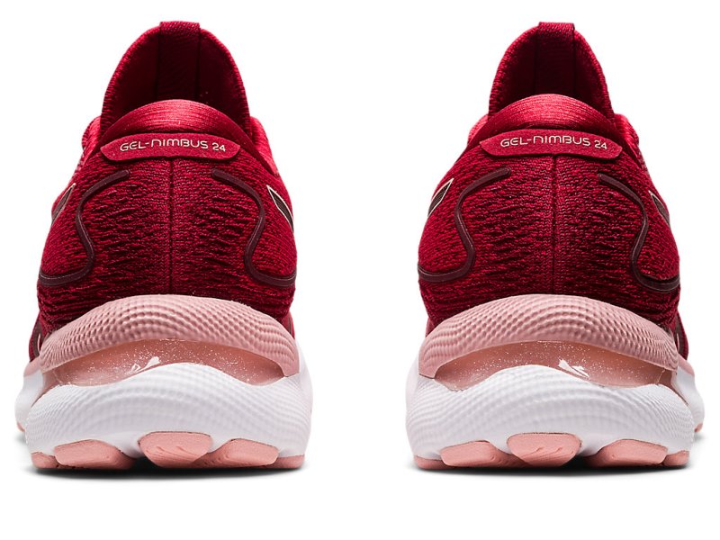 Asics Gel-nimbus 24 Tenisiće Ženske Tamno Crvene Roze | RS0954-262