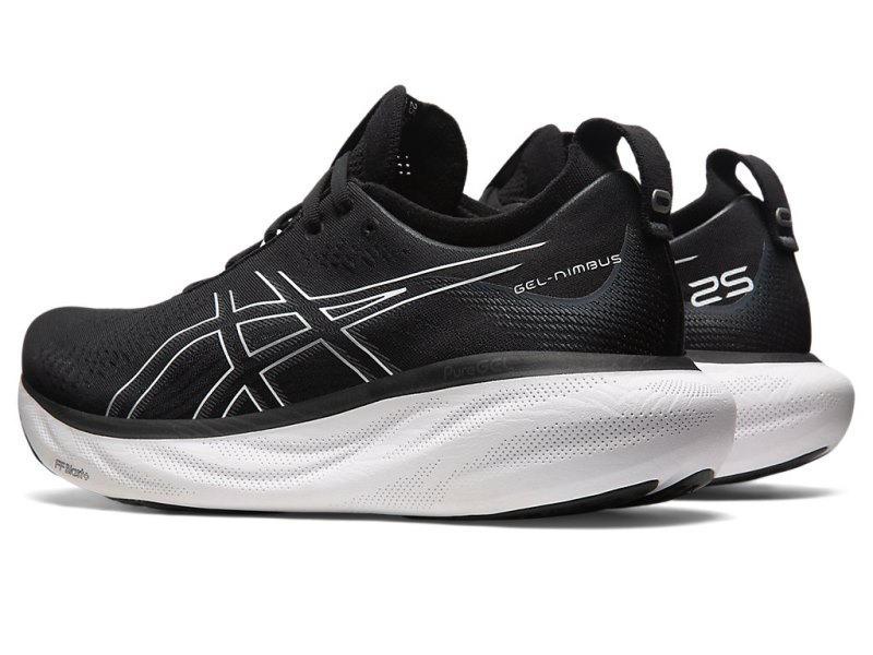 Asics Gel-nimbus 25 Tenisiće Muške Crne Srebrne | RS8779-255