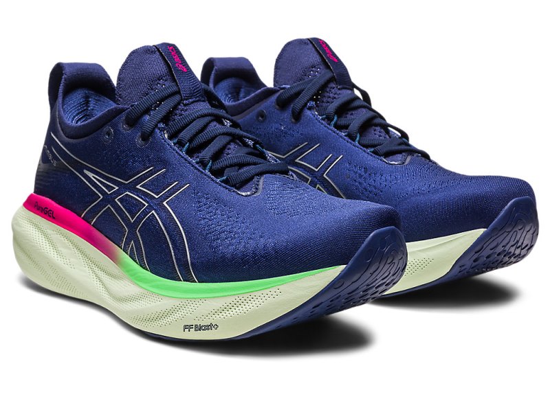 Asics Gel-nimbus 25 Tenisiće Ženske Indigo Plave Srebrne | RS7841-135