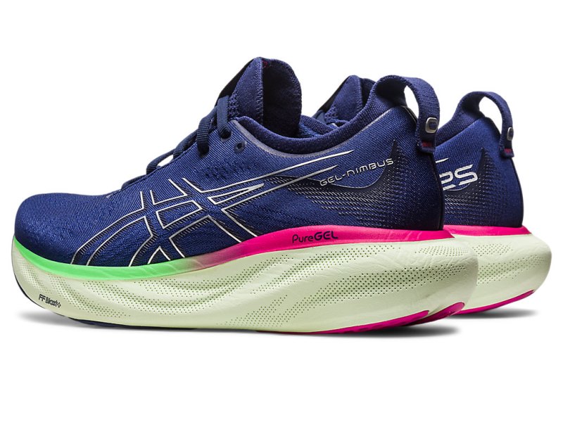 Asics Gel-nimbus 25 Tenisiće Ženske Indigo Plave Srebrne | RS7841-135