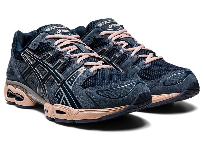 Asics Gel-nimbus 9 Patike Muške Plave Tamno Sive | RS8359-719