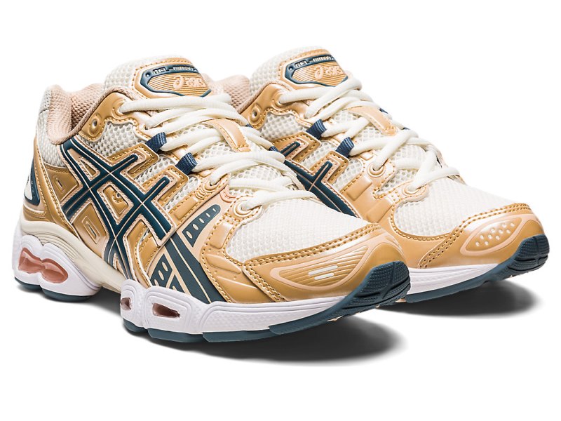 Asics Gel-nimbus 9 Patike Ženske Krem Sive Plave | RS4956-891