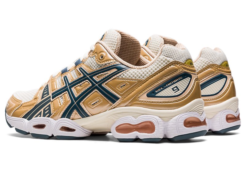 Asics Gel-nimbus 9 Patike Ženske Krem Sive Plave | RS4956-891