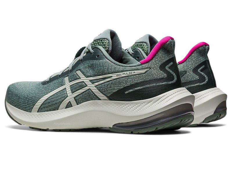 Asics Gel-pulse 14 Tenisiće Ženske Sive Tamno Zelene | RS8932-083