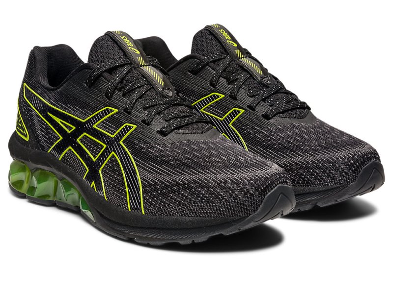 Asics Gel-quantum 180 VII Sports Patike Dječje Crne Svijetlo Zelene | RS0019-153