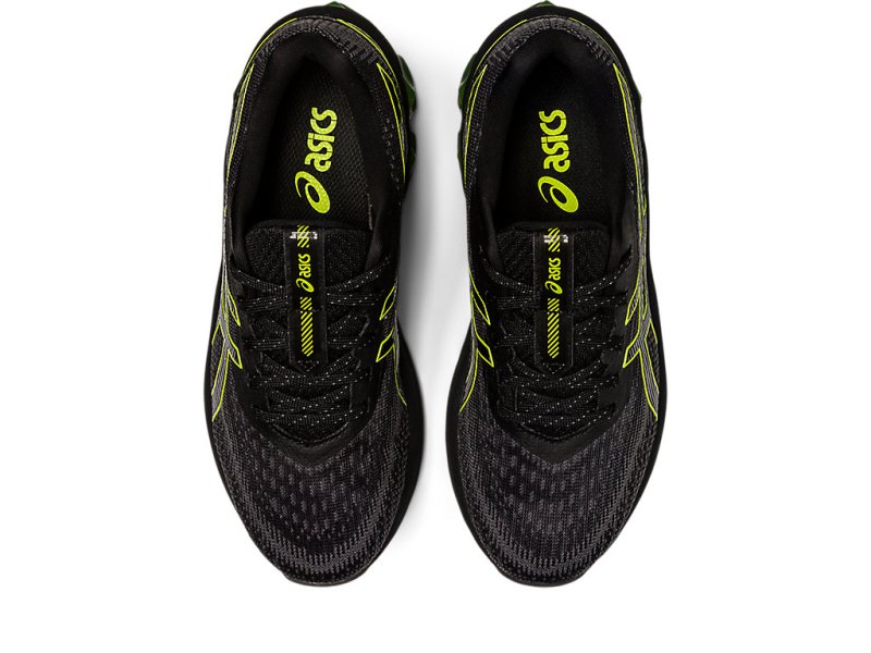 Asics Gel-quantum 180 VII Sports Patike Dječje Crne Svijetlo Zelene | RS0019-153