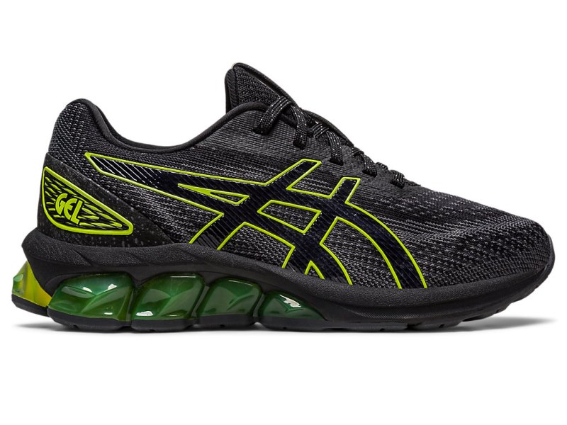 Asics Gel-quantum 180 VII Sports Patike Dječje Crne Svijetlo Zelene | RS0019-153