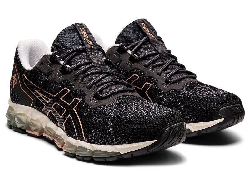 Asics Gel-quantum 360 6 Knit Patike Ženske Crne Sive | RS5467-445